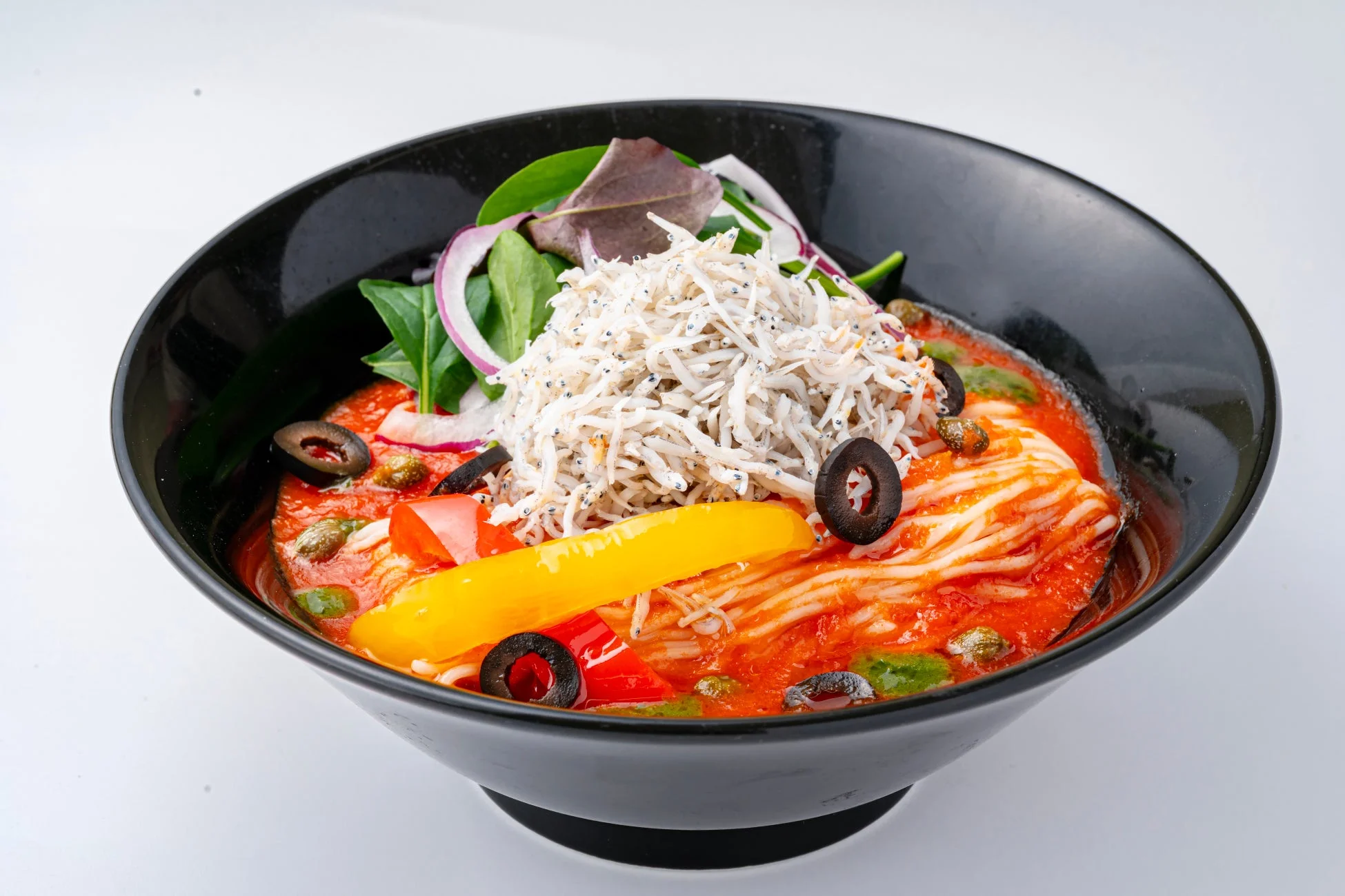 炙りチチニエッリのナポリ冷麺