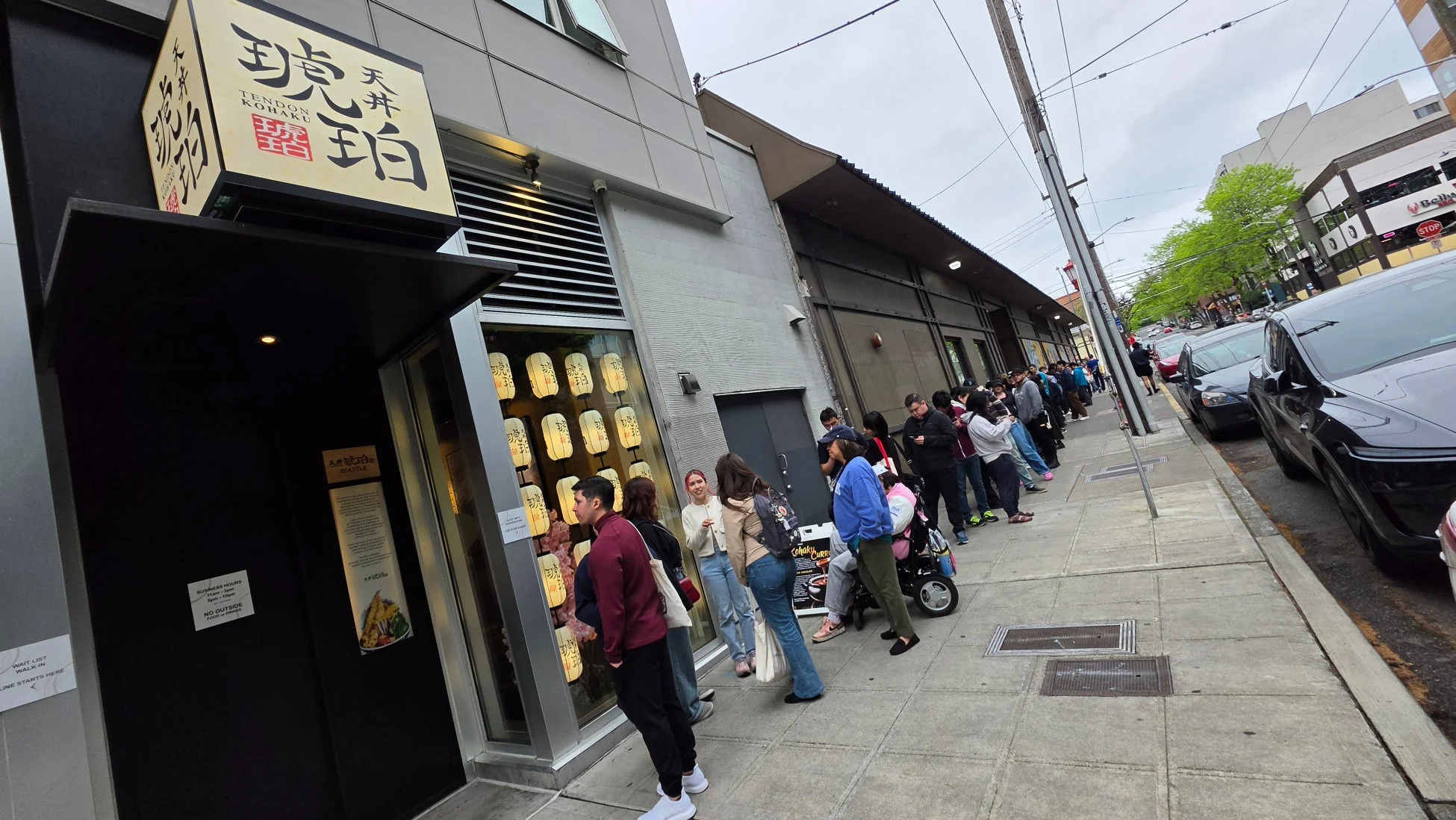シアトル店にできる行列