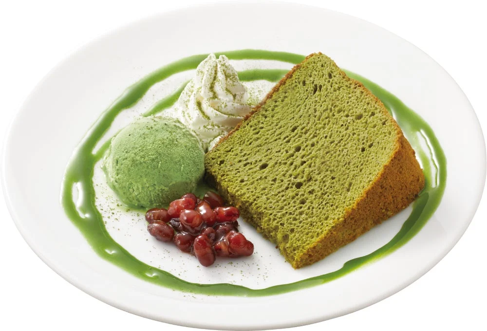 宇治抹茶のシフォンケーキ