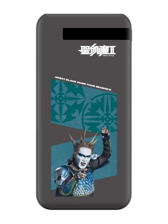 聖飢魔IIメンバーがデザインされたモバイルバッテリー