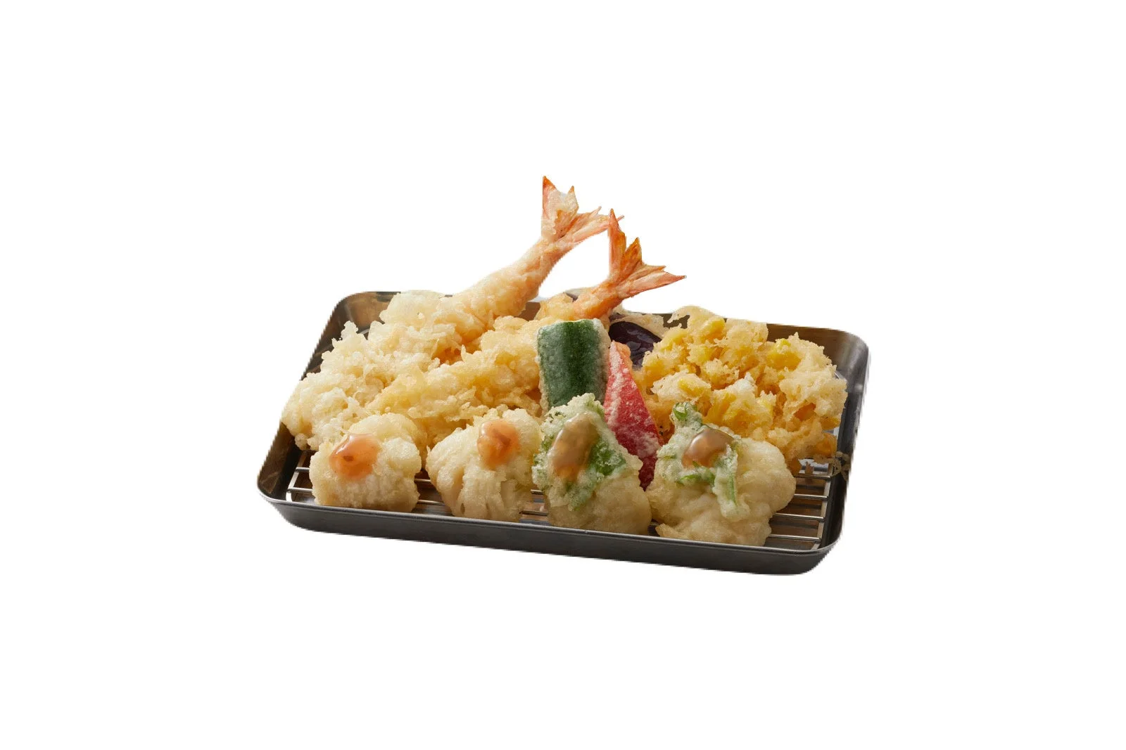 鱧と夏野菜の贅沢天ぷら定食