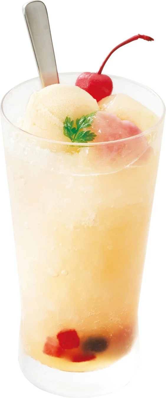 フローズンピーチソーダ