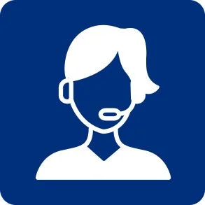 ヘッドセット人物アイコン