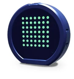 電子機器、ガジェット、LEDディスプレイ、丸型、青色、緑色、テクノロジー、デバイス、スマートデバイス