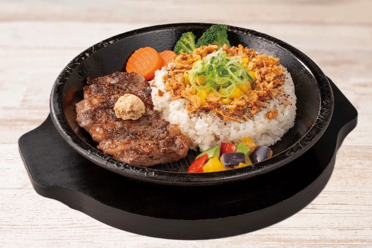 カルビステーキとご飯