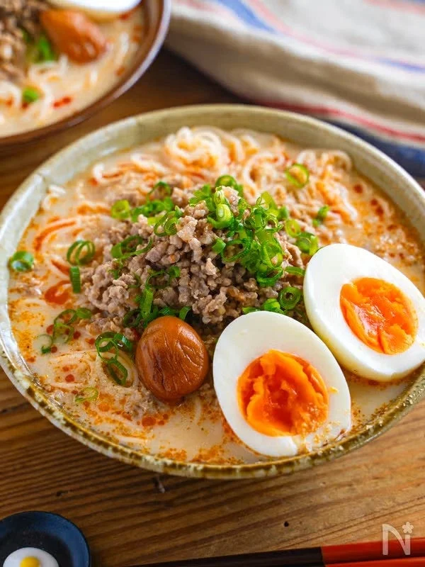 冷やし担々肉そうめん