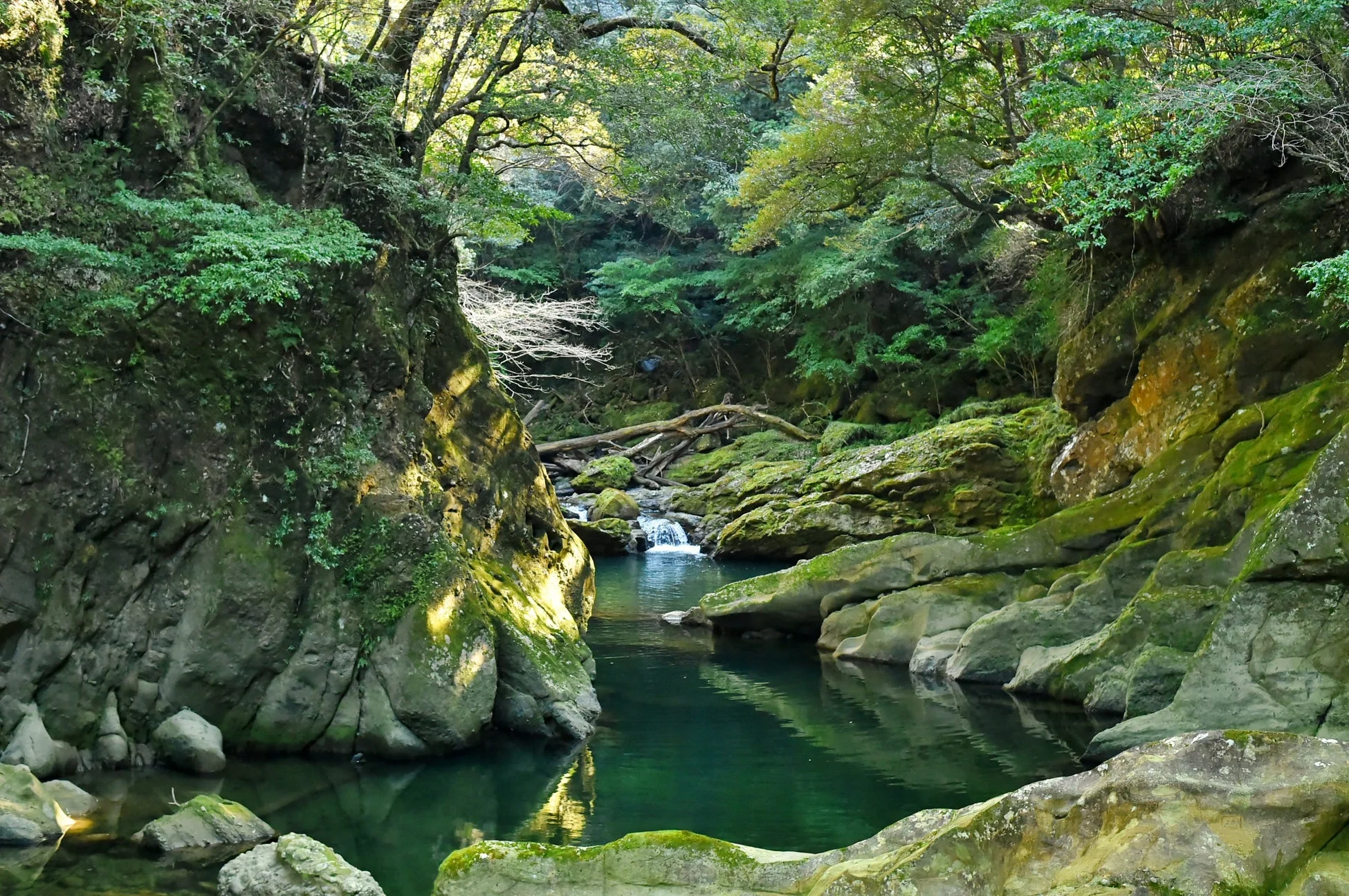 加江田渓谷の美しい風景