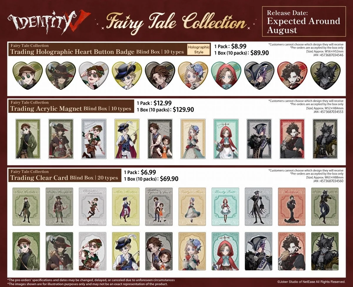 Identity V Fairy Tale Collection トレーディンググッズ