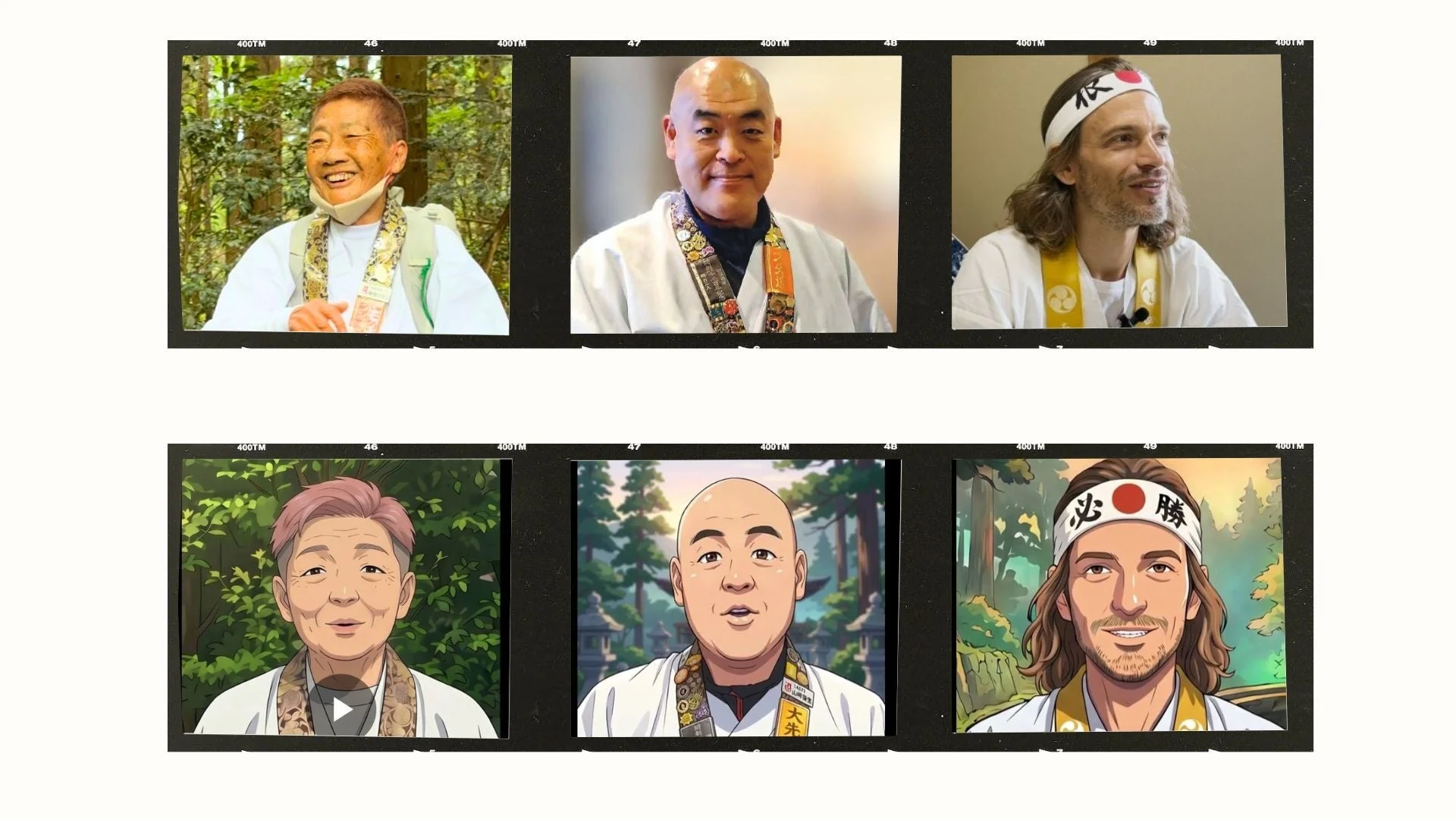 3人の案内人AIアバター
