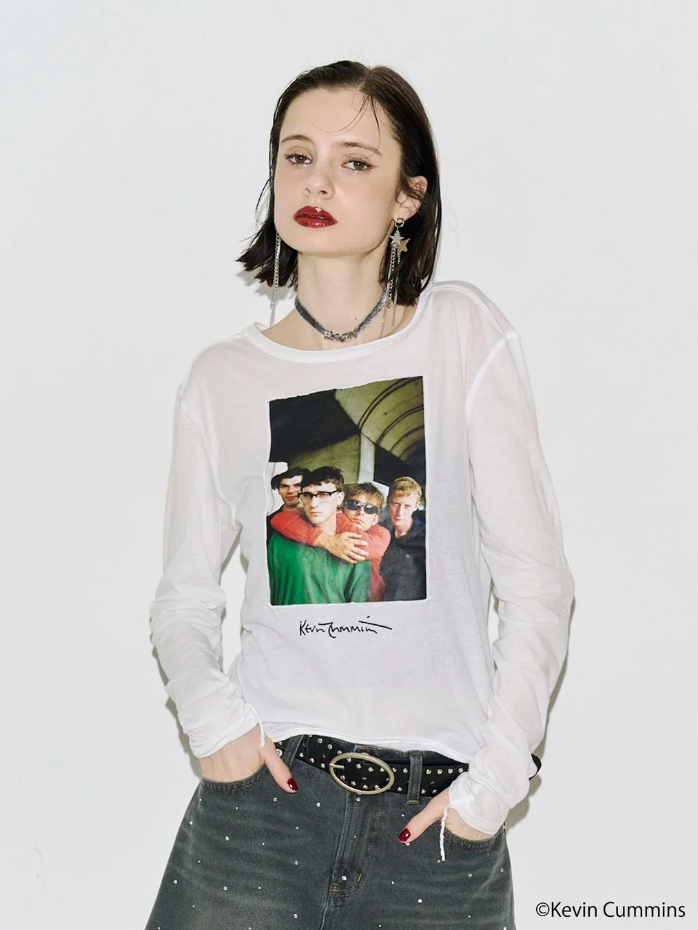 シアーロングスリーブTシャツ