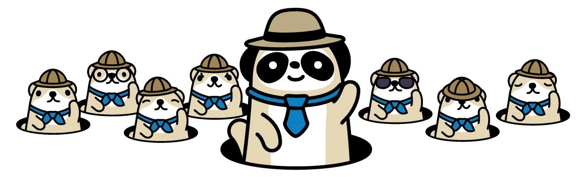 動物キャラクターのイラスト