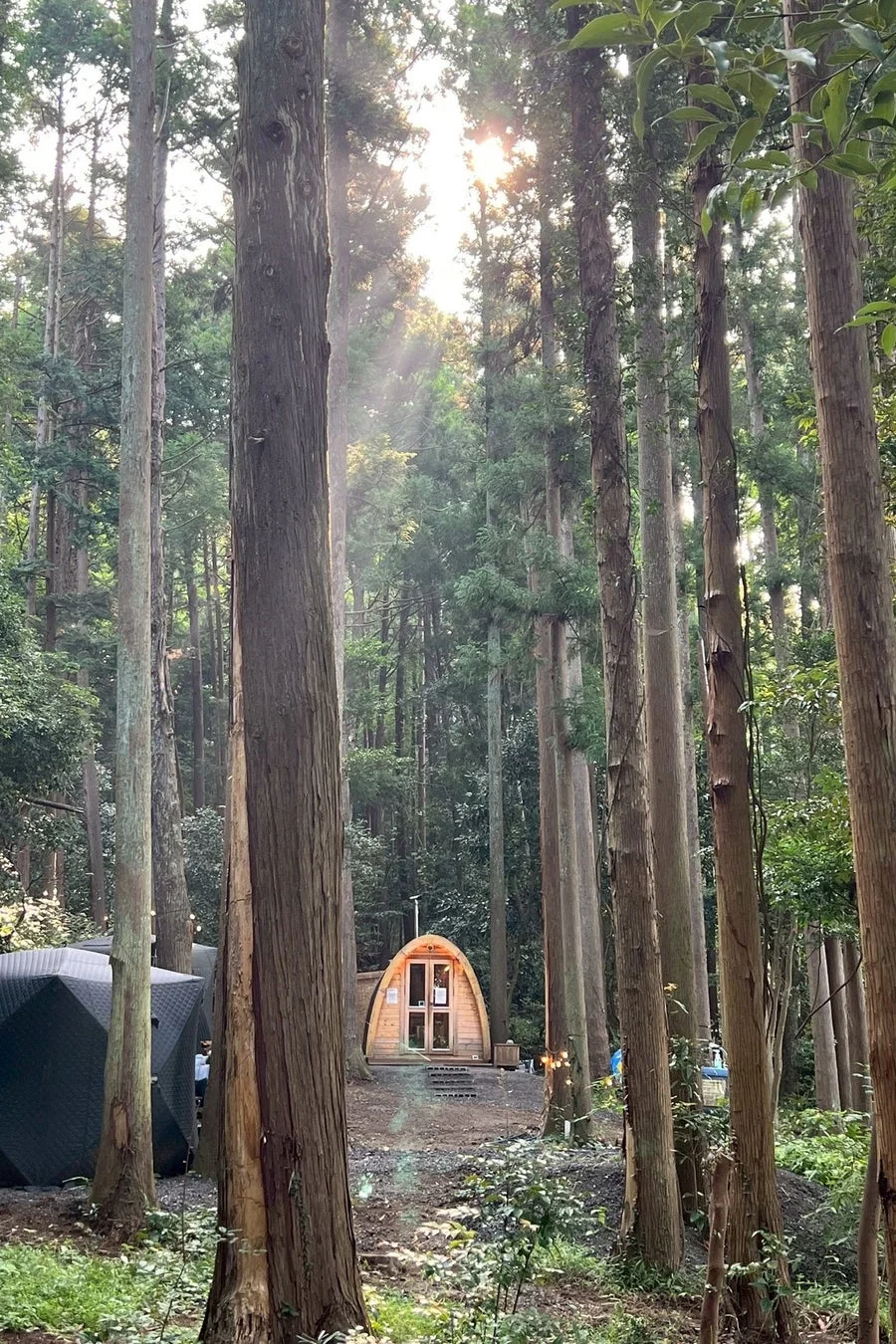 薪サウナの建物