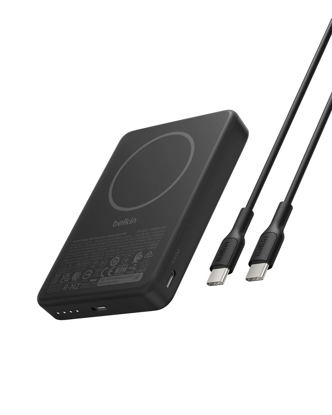 BoostCharge 薄型 マグネット式モバイルバッテリー