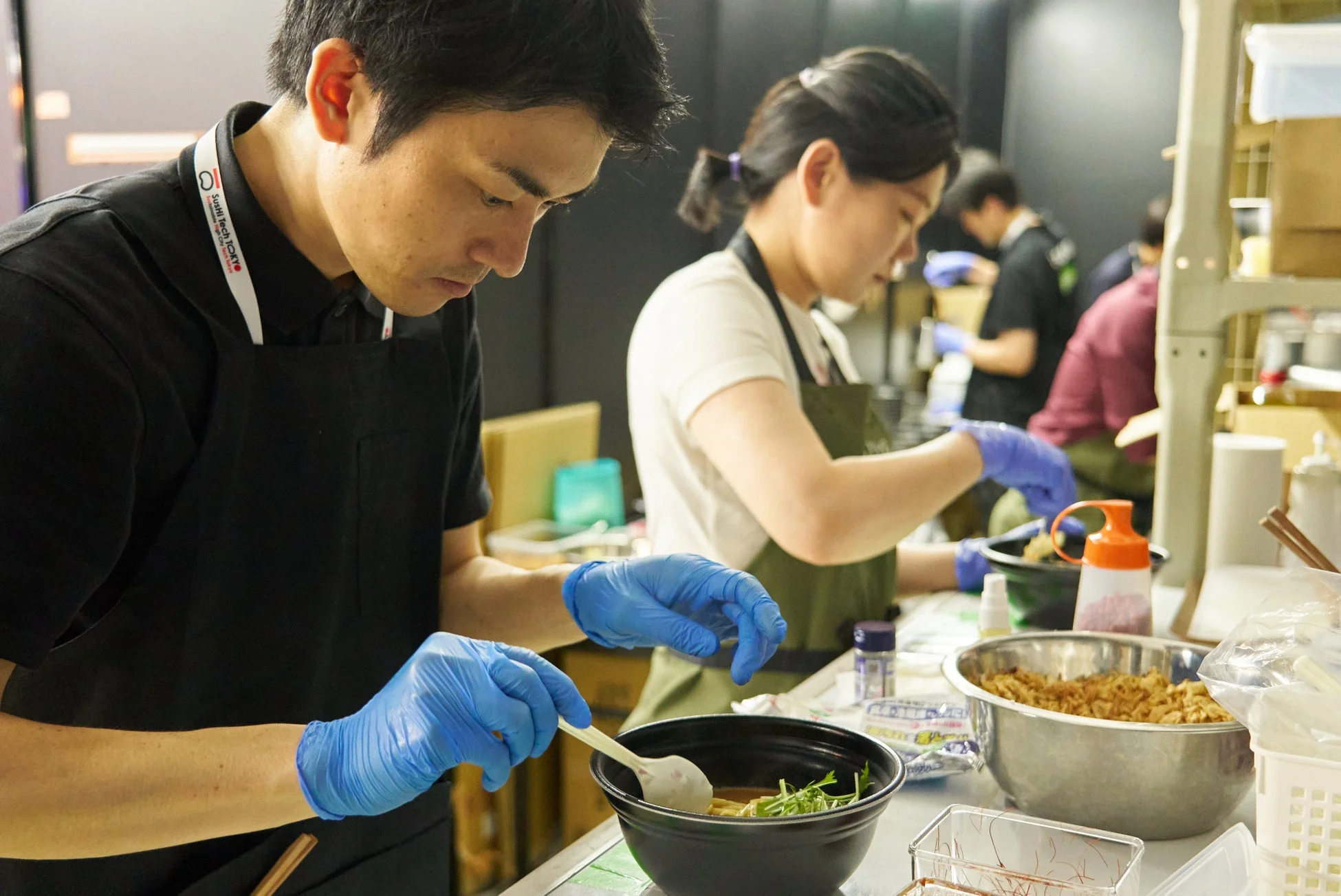 料理準備の様子