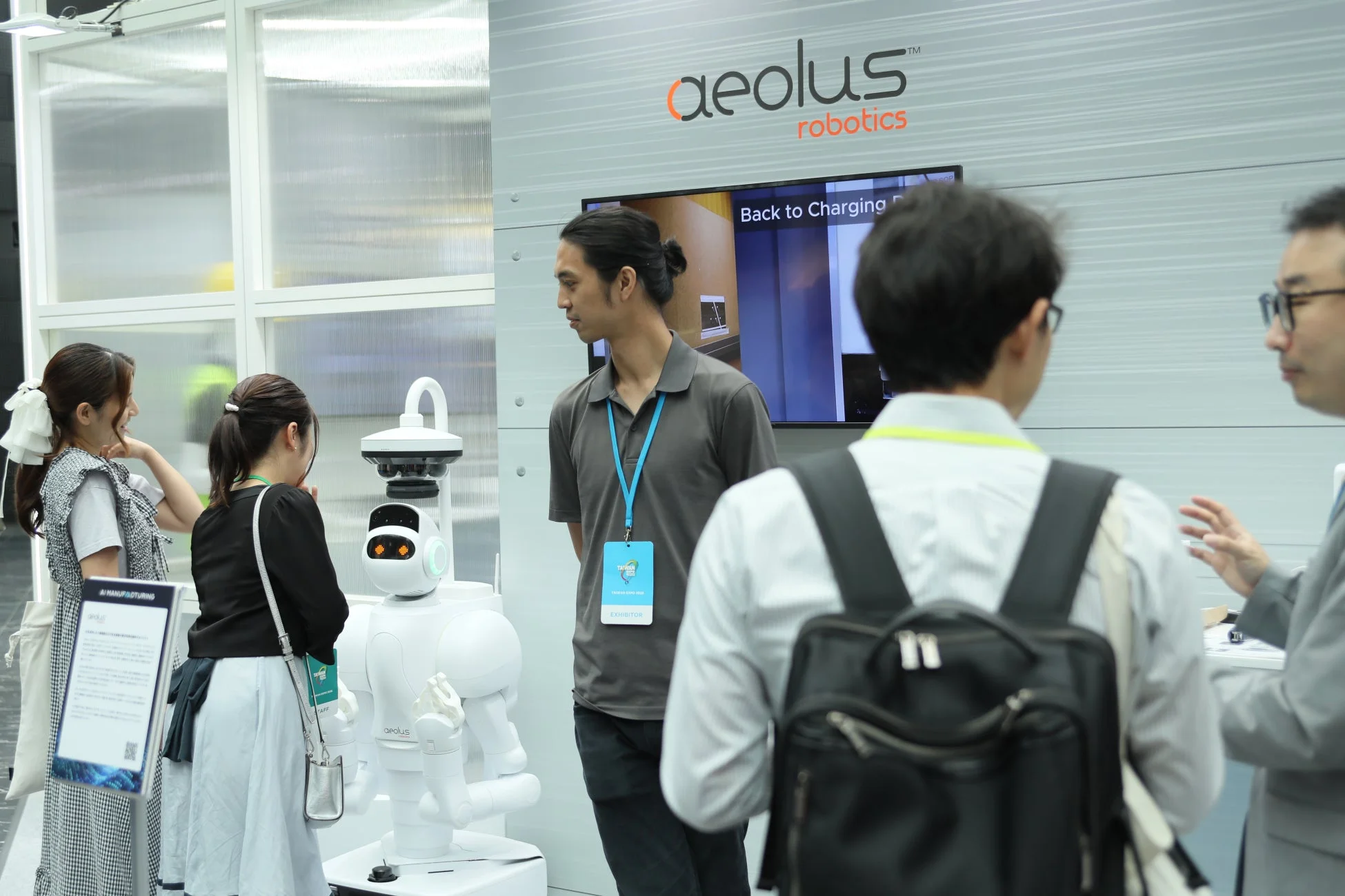 ロボット展示の様子