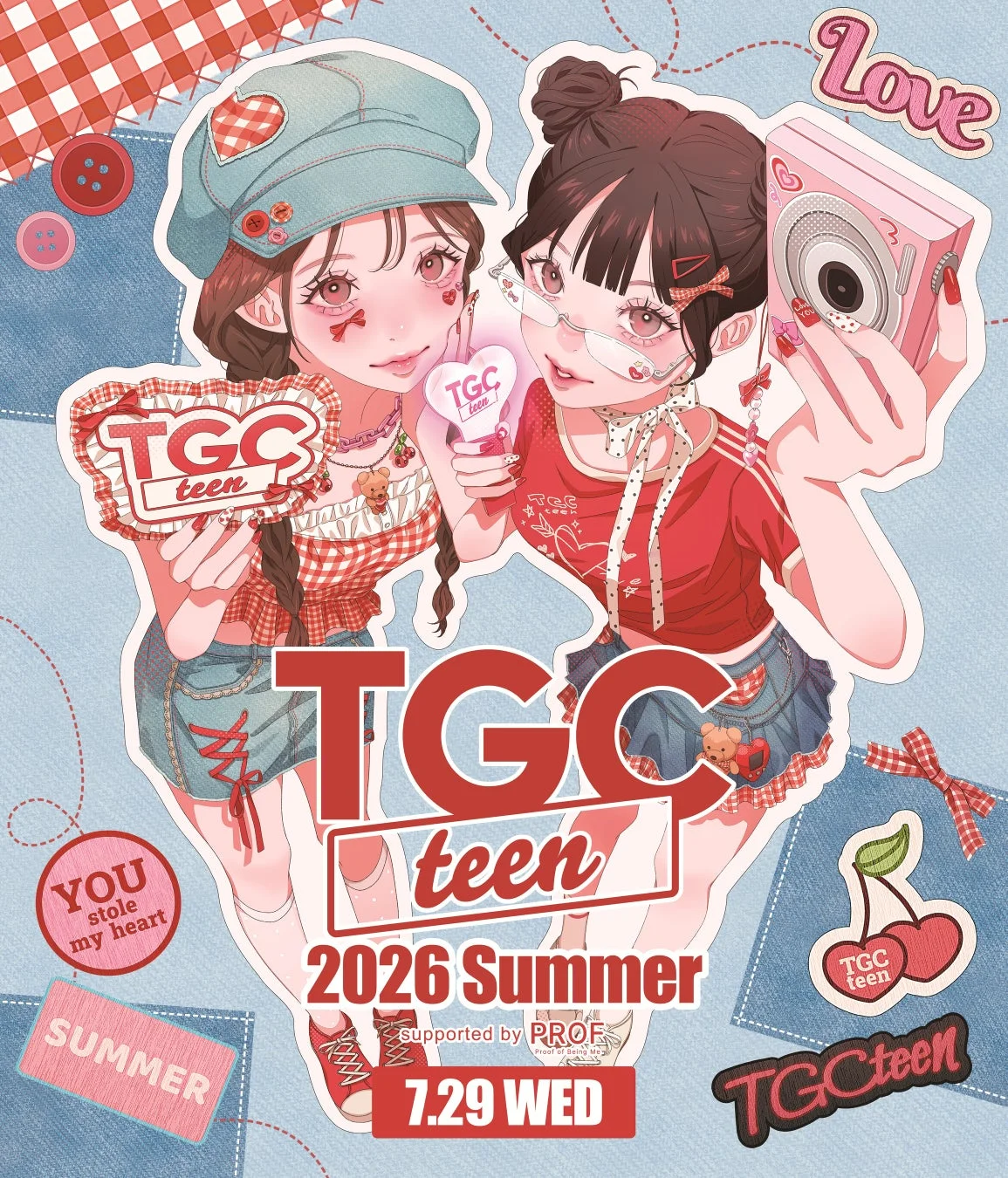 TGC teen 2026 Summerの告知ポスター