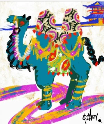 ラクダのイラスト