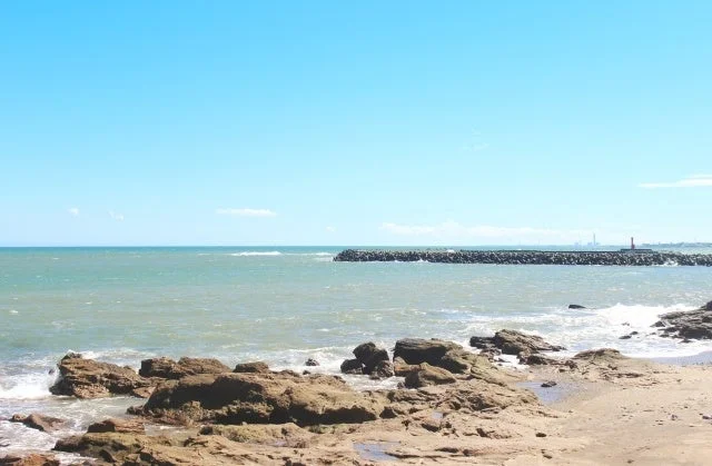 日立の美しい海水浴場