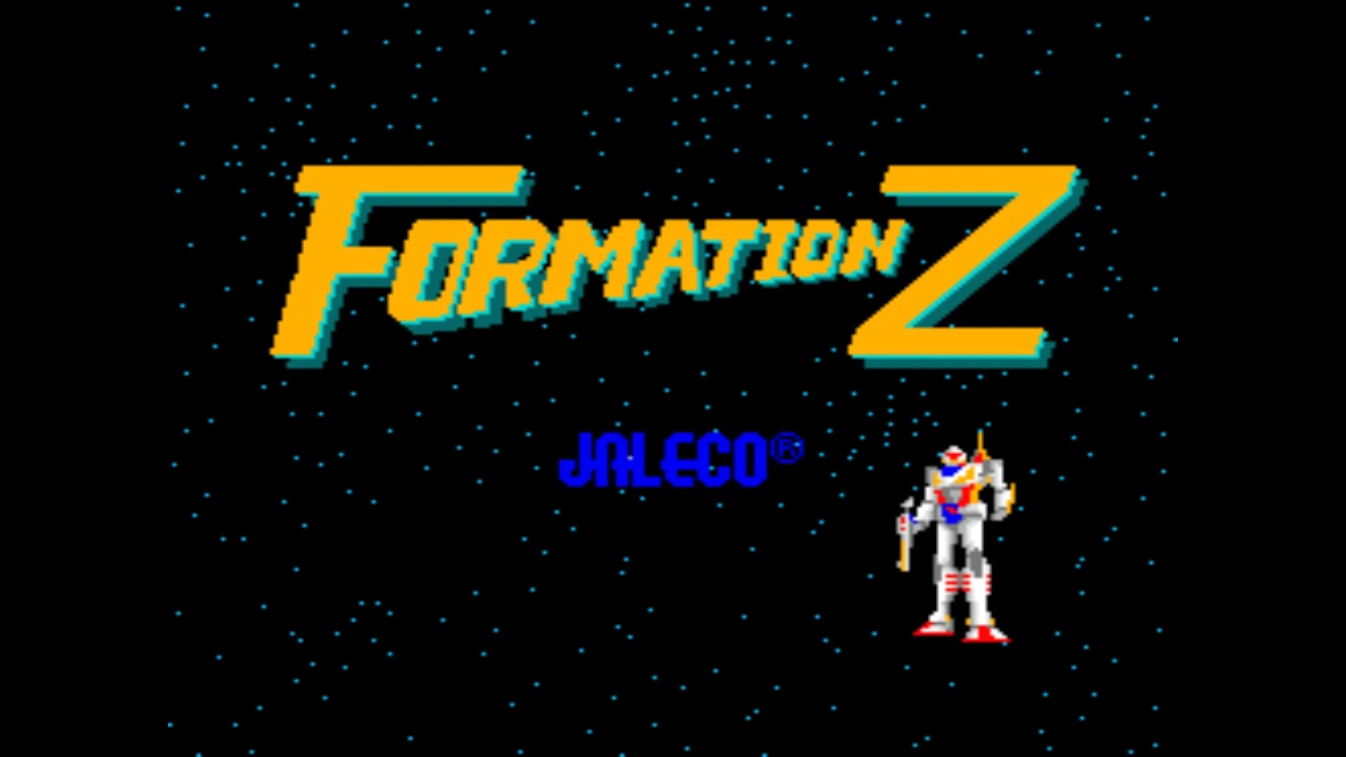 フォーメーションZ タイトル画面