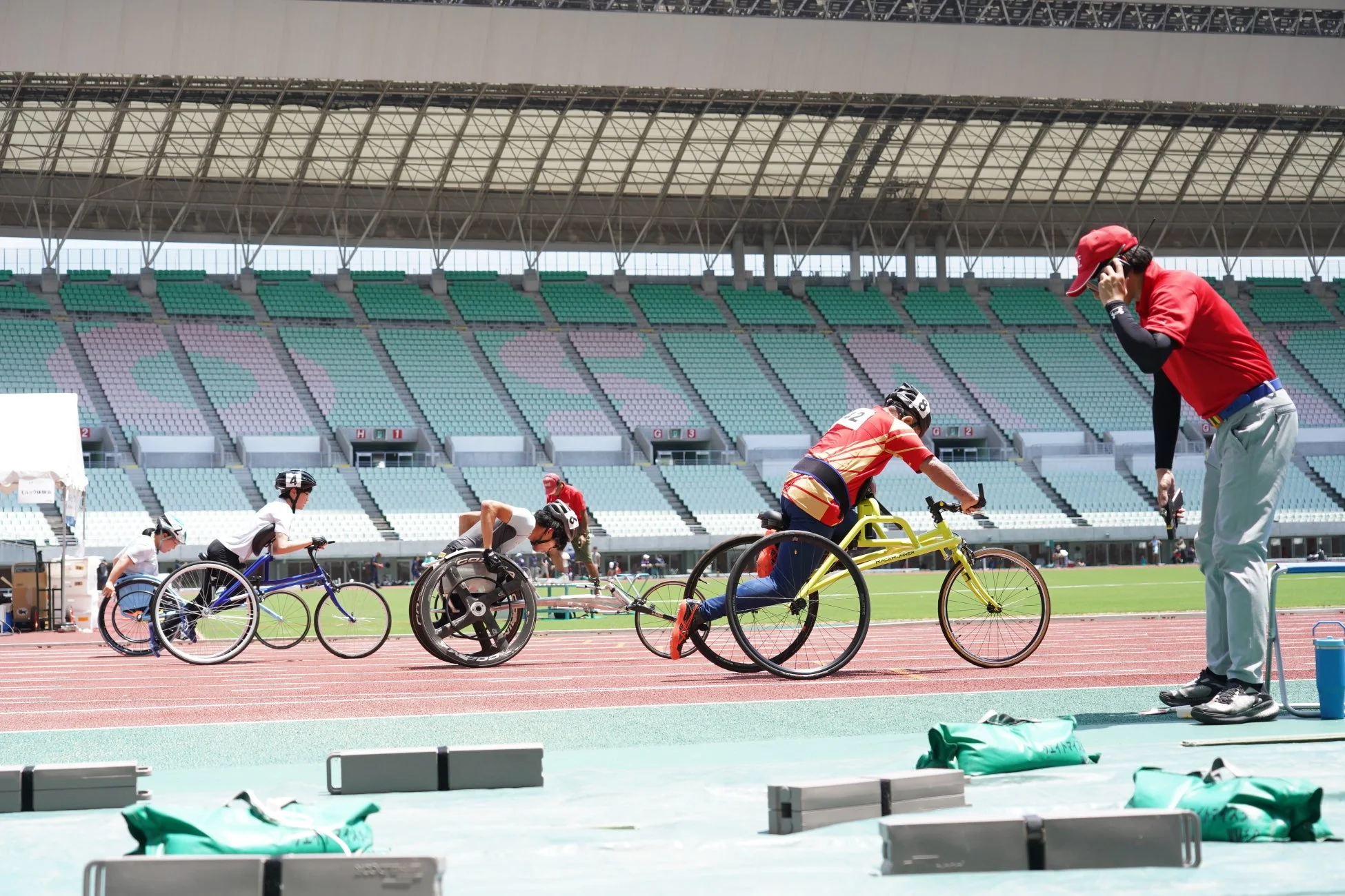 パラスポーツ体験の様子