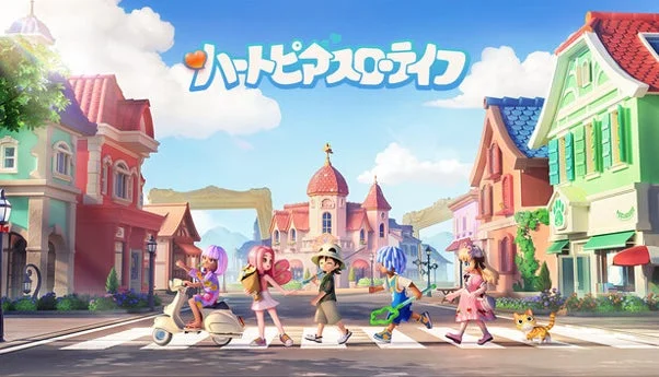 ゲームの街並みイラスト