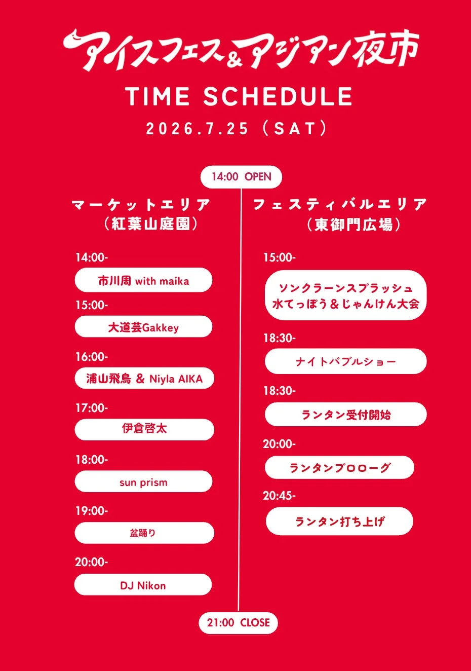 25日タイムスケジュール