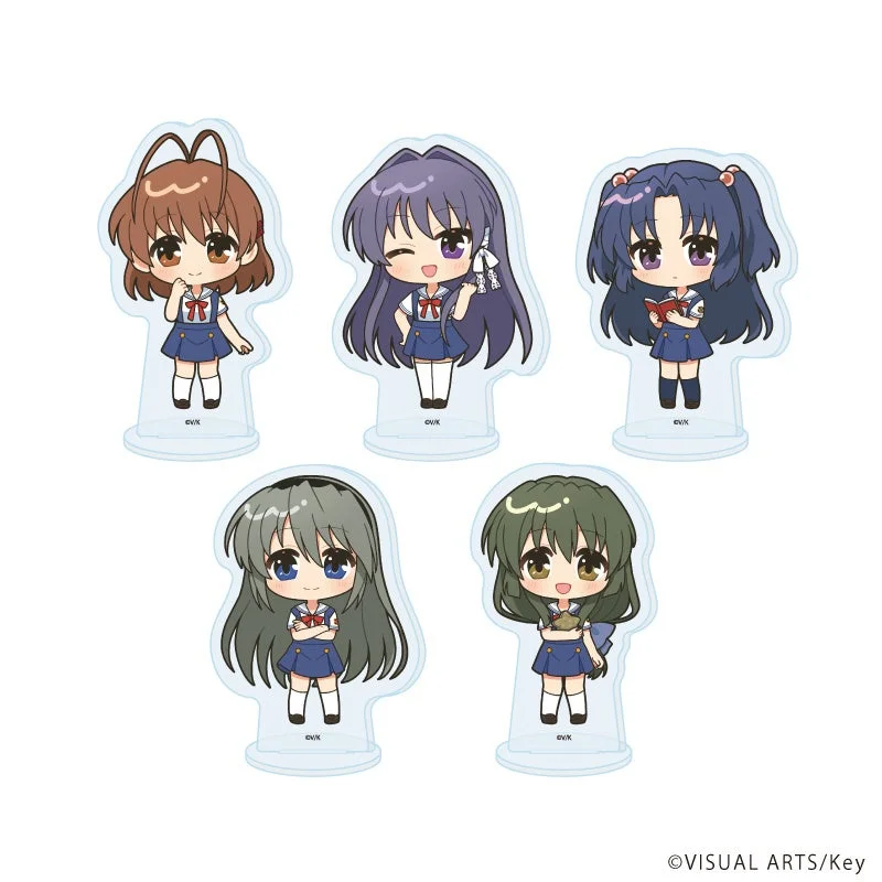アニメ, ちびキャラ, アクリルスタンド, 女の子, 制服, グッズ, かわいい, 美少女, キャラクター