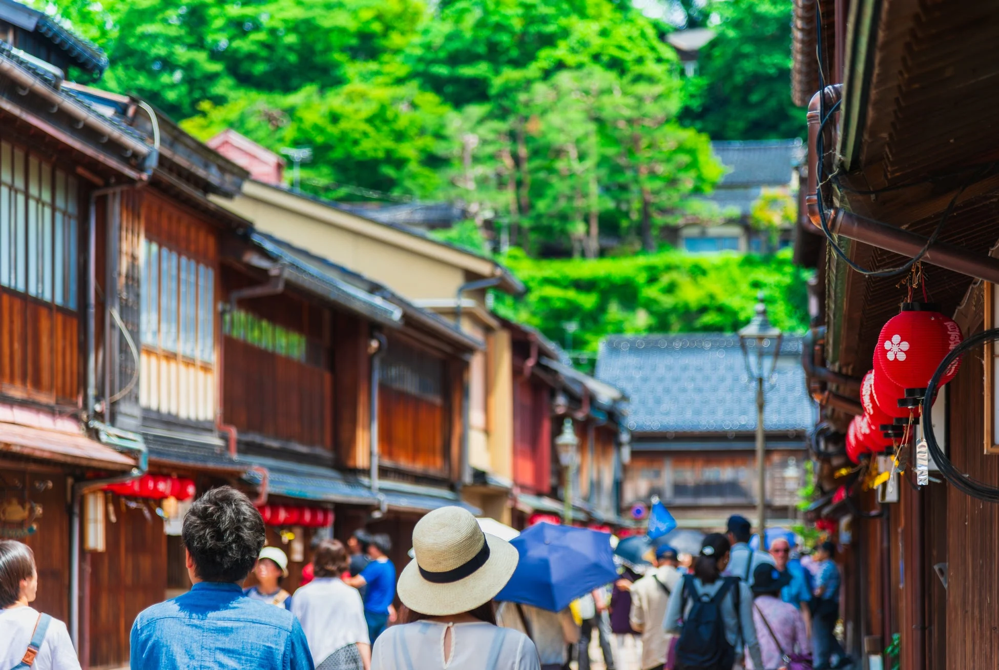 金沢の伝統的な町並み