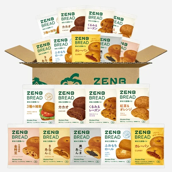 ZENBブレッド 全種セットのパッケージ
