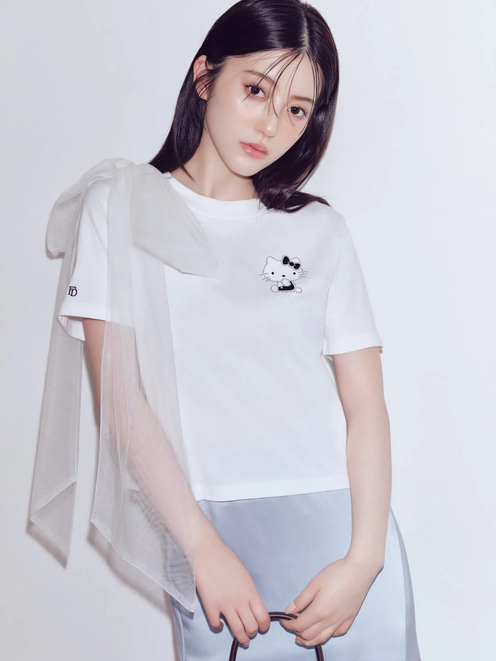 ハローキティ2wayチュールリボンTシャツ