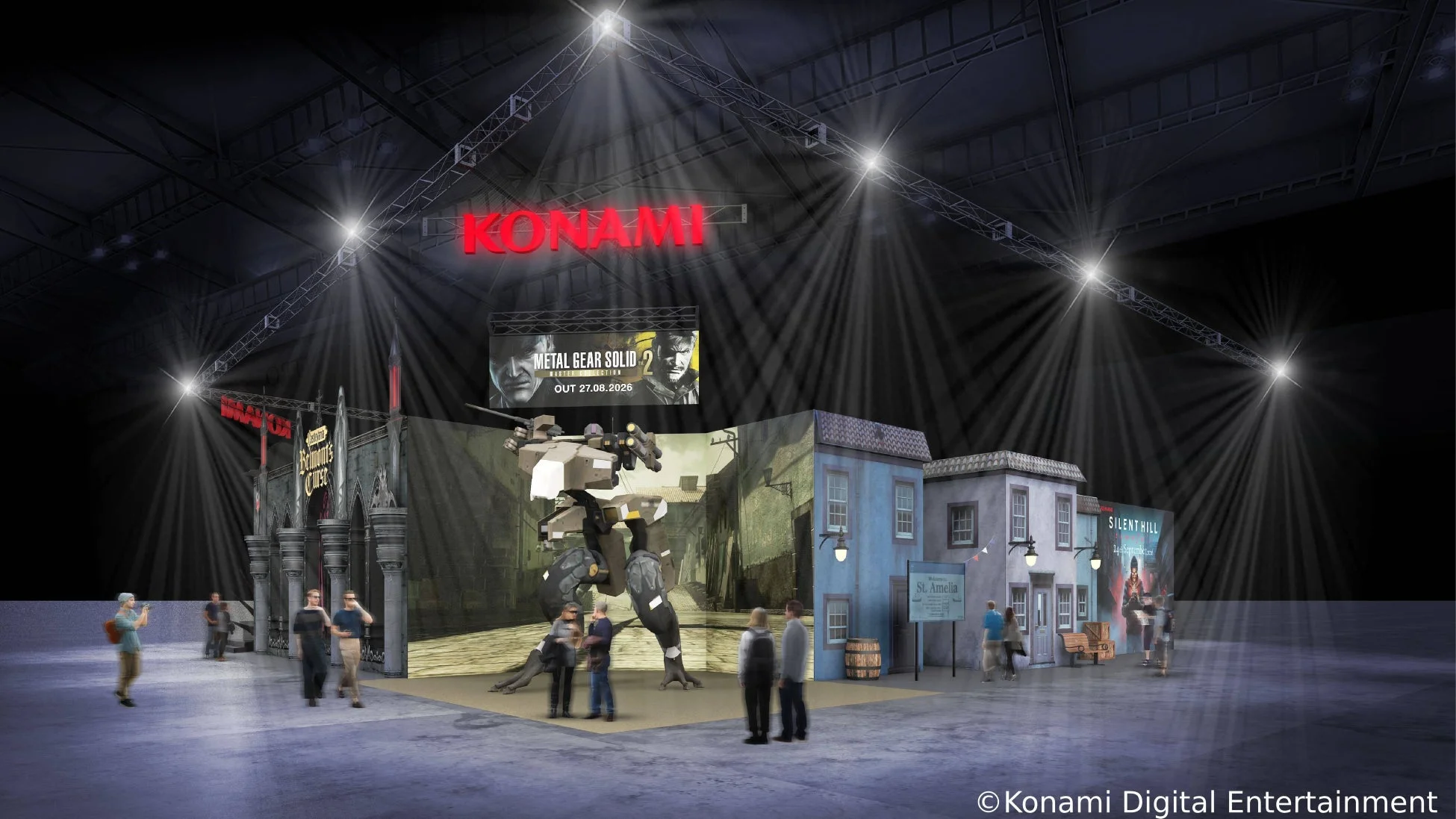 KONAMIイベントブース全景