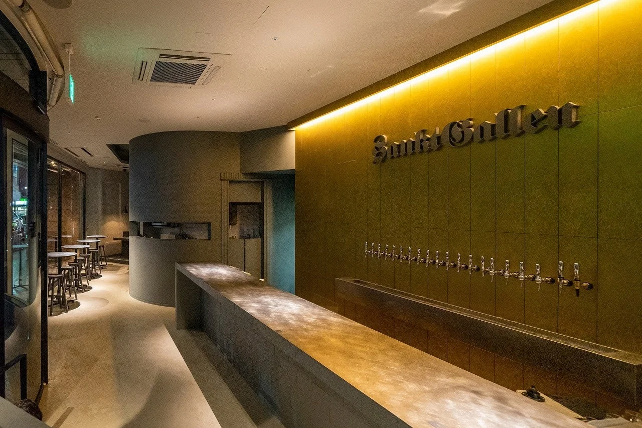 サンクトガーレン タップルームの店内