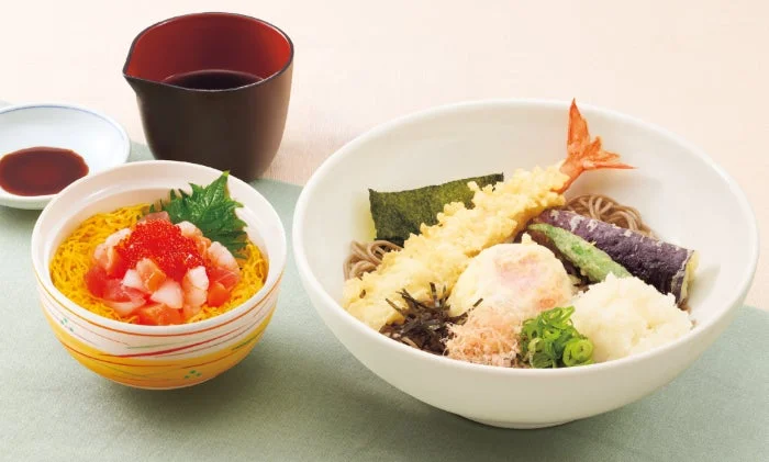 大海老天おろしそば/うどん＆ミニ海鮮丼