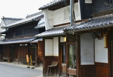 ならまちの古い町並み