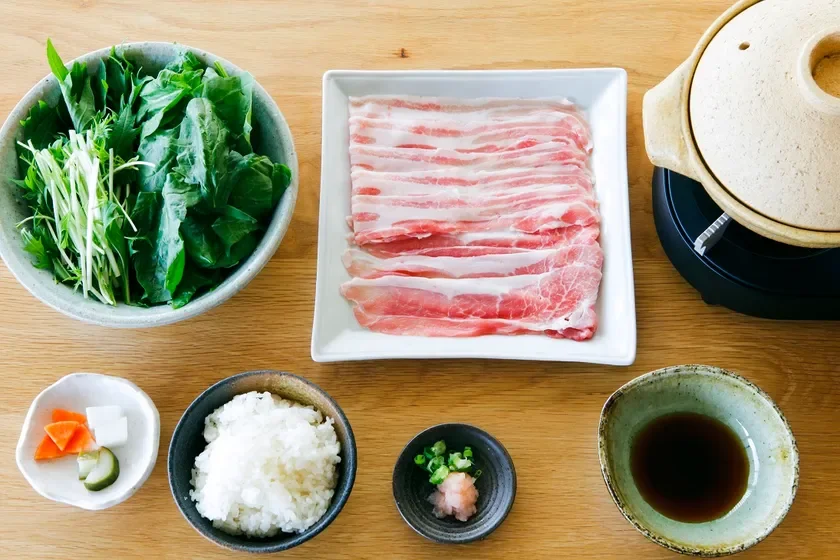 恋する豚のしゃぶしゃぶ定食