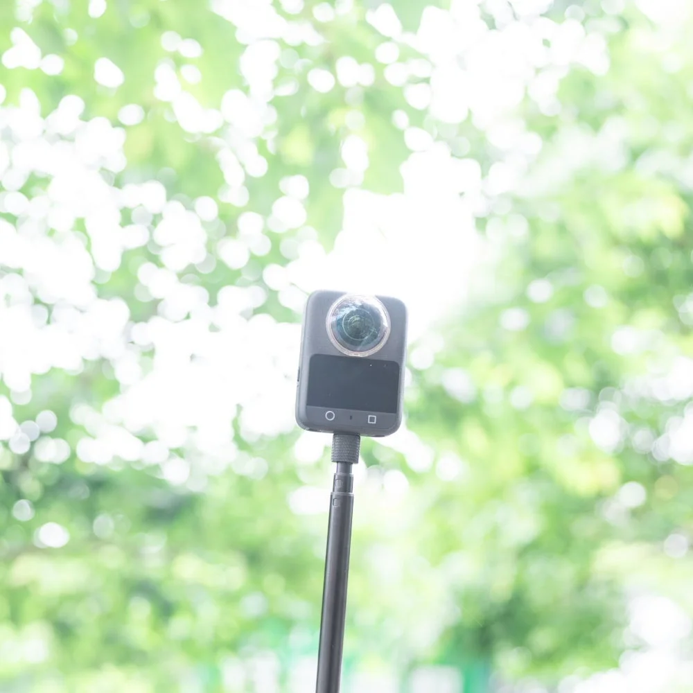 360°カメラを取り付けた使用例