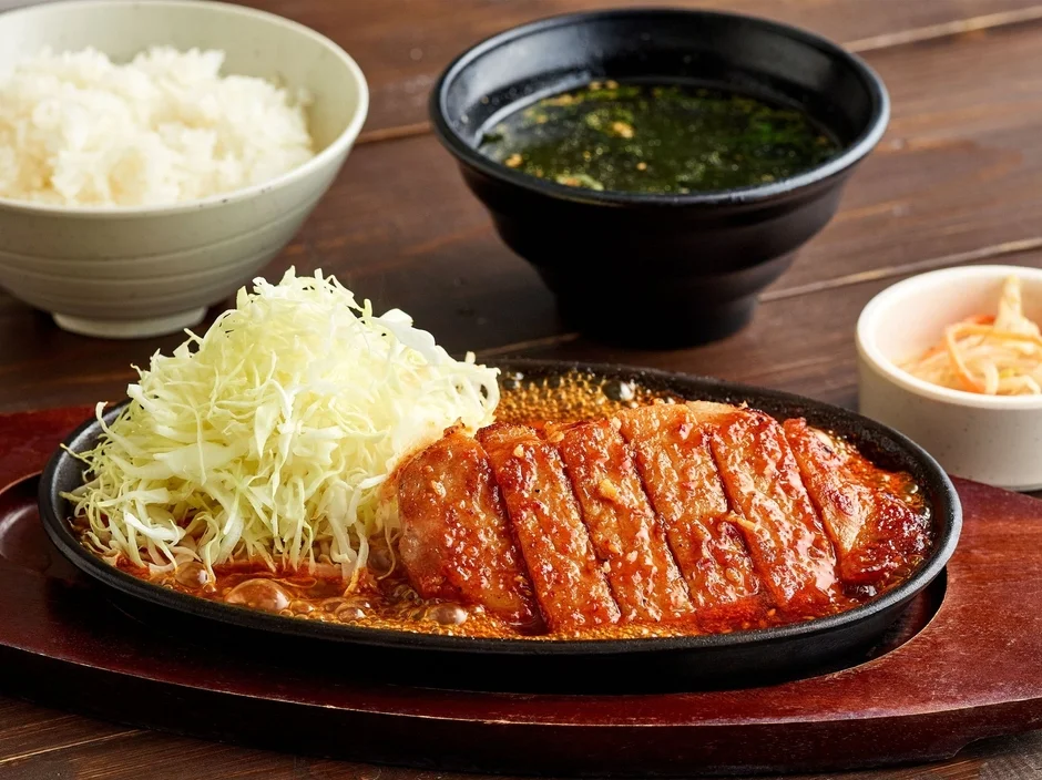 肉厚鉄板トンテキ定食