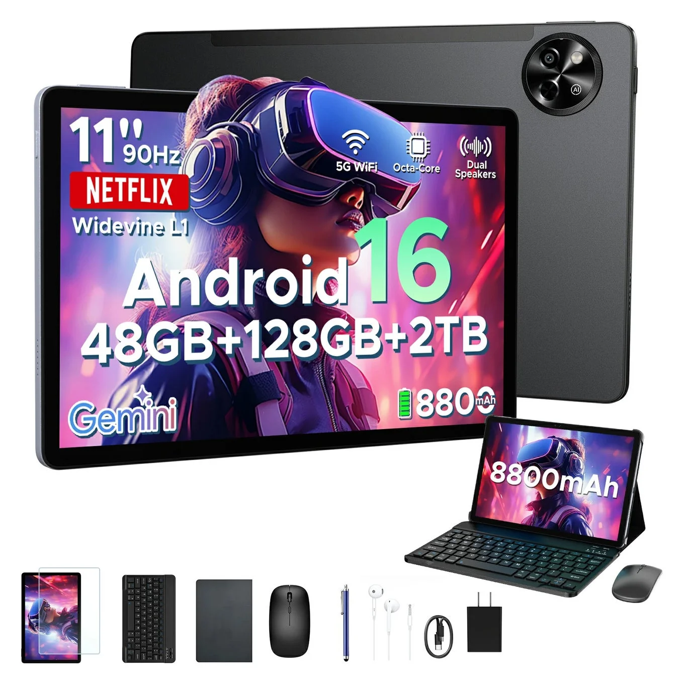 AROLYM P11の豊富な付属品