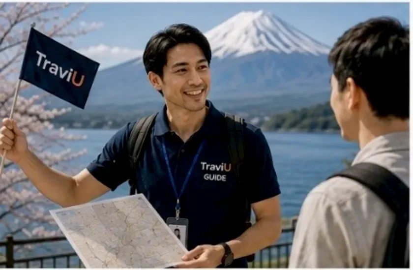 観光地での外国人旅行者向け観光ガイド