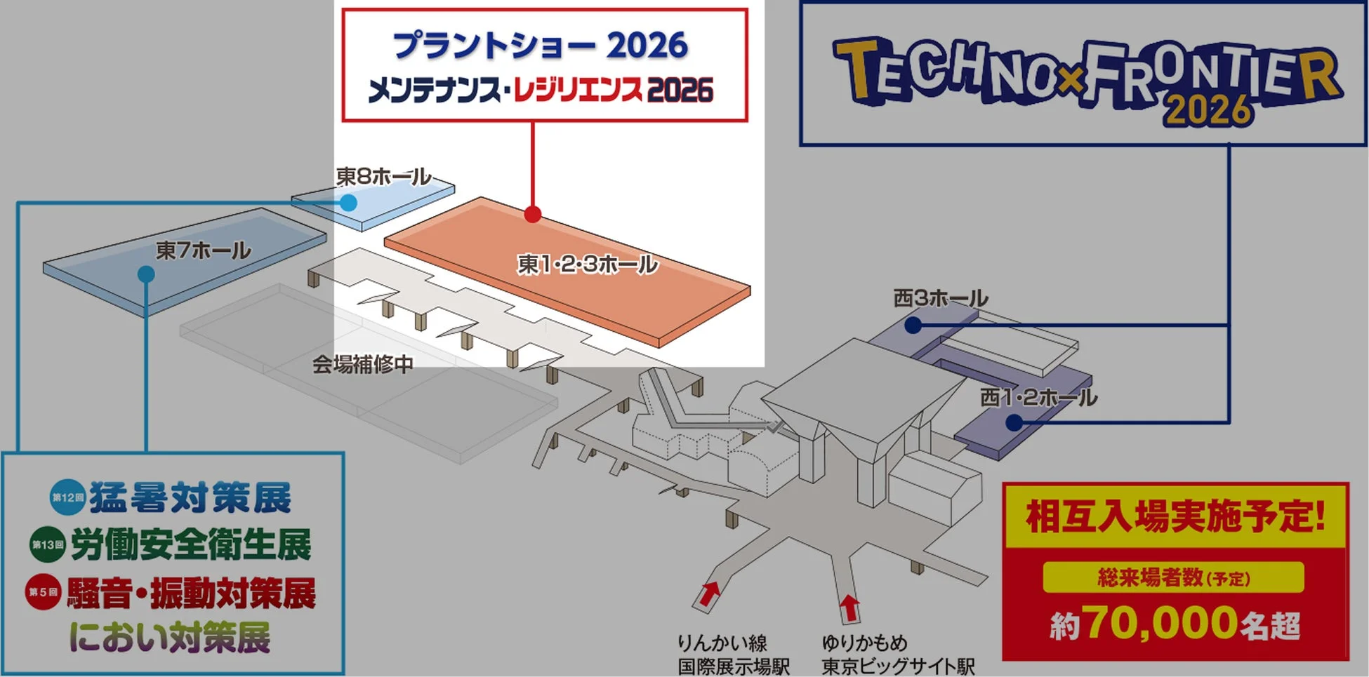 展示会会場案内