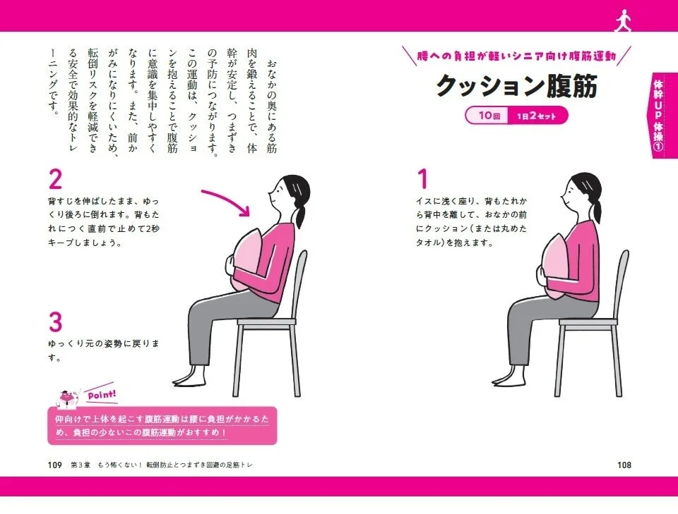 クッション腹筋