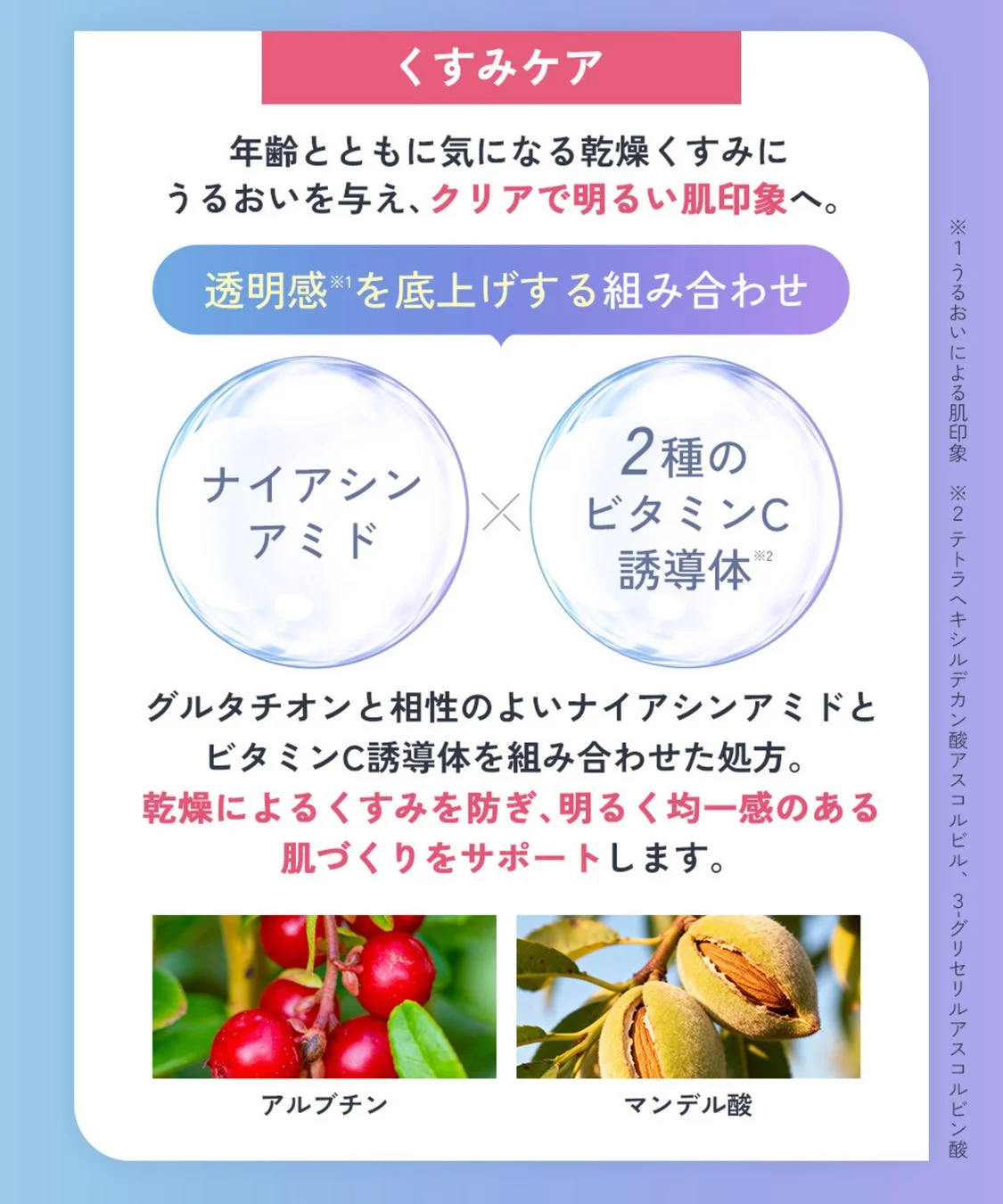 くすみケア