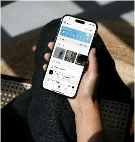 スマートフォンの画面イメージ