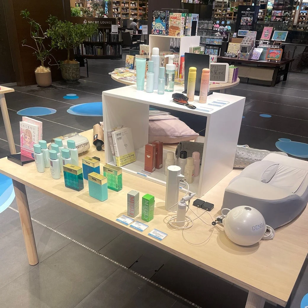 蔦屋家電での展示の様子