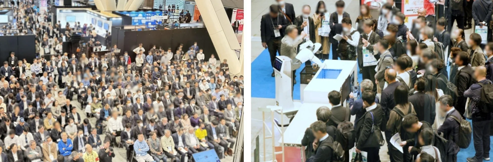 大規模な屋内イベントの様子