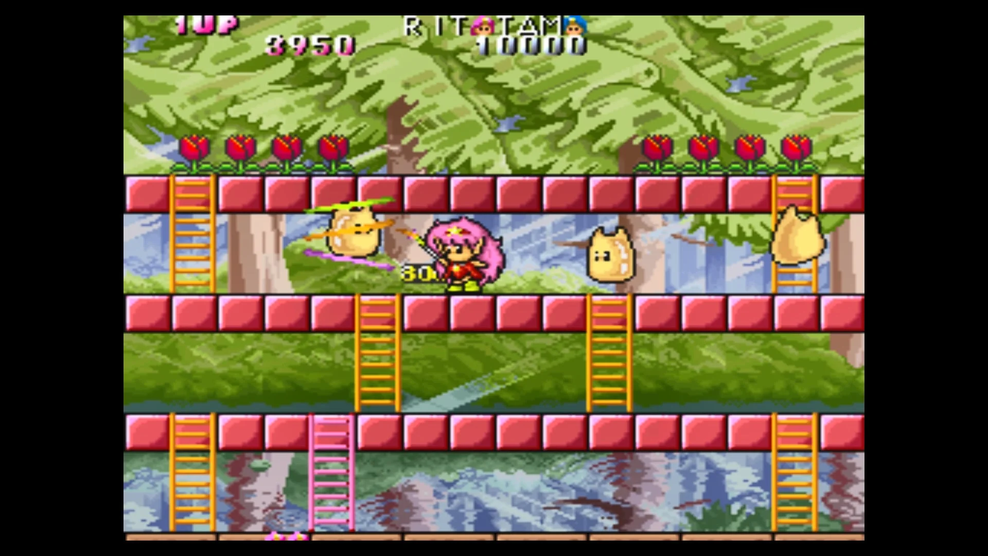 妖精物語ロッド・ランド ゲーム画面