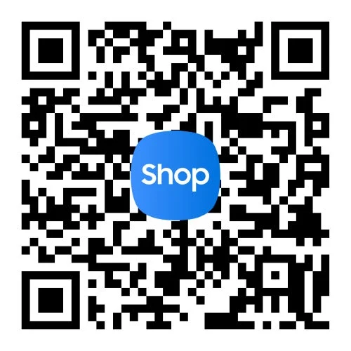 Samsung ShopアプリのQRコード