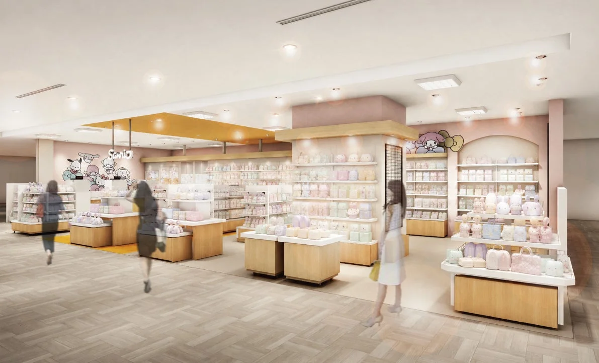 サンリオショップの店内