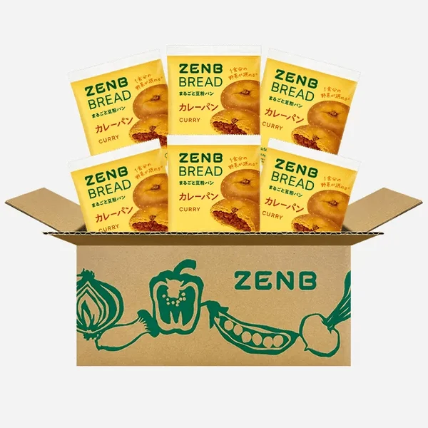 ZENBブレッド 焼きカレーパン 6袋セットのパッケージ