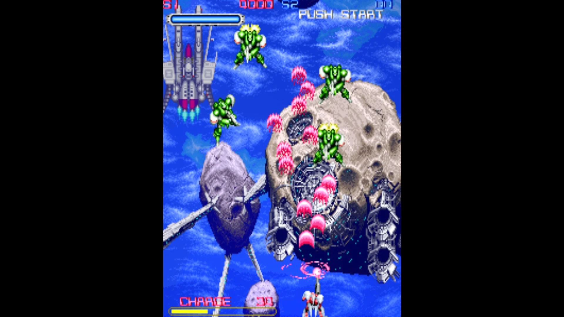 サイバトラーまたは天聖龍 ゲーム画面